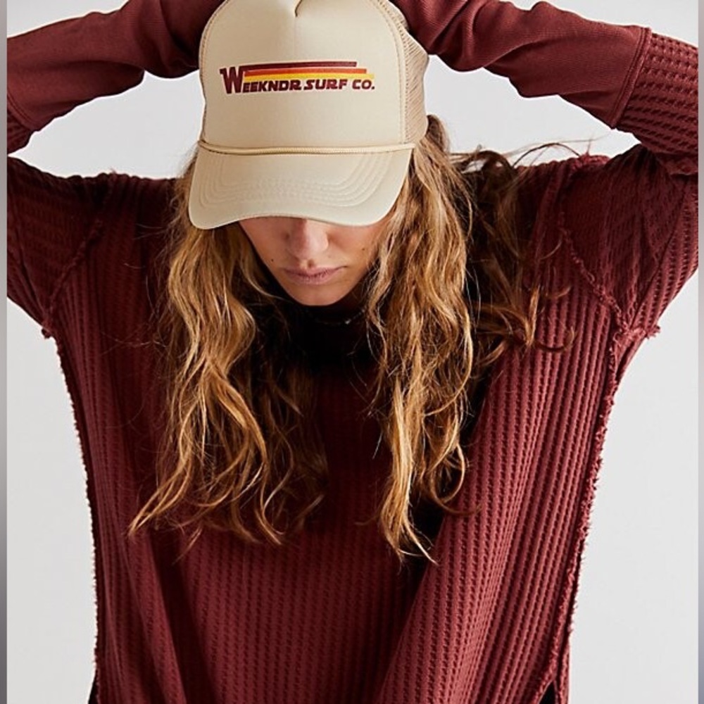 Free People Weekndr Surf Co trucker hat SOLD OUT